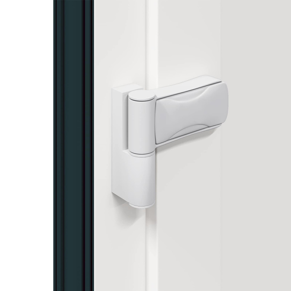 Produktbild för Framdörr Antracit 98 x 208 cm PVC