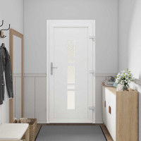 Produktbild för Framdörr Antracit 98 x 208 cm PVC