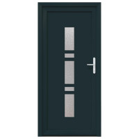 Produktbild för Framdörr Antracit 108 x 208 cm PVC