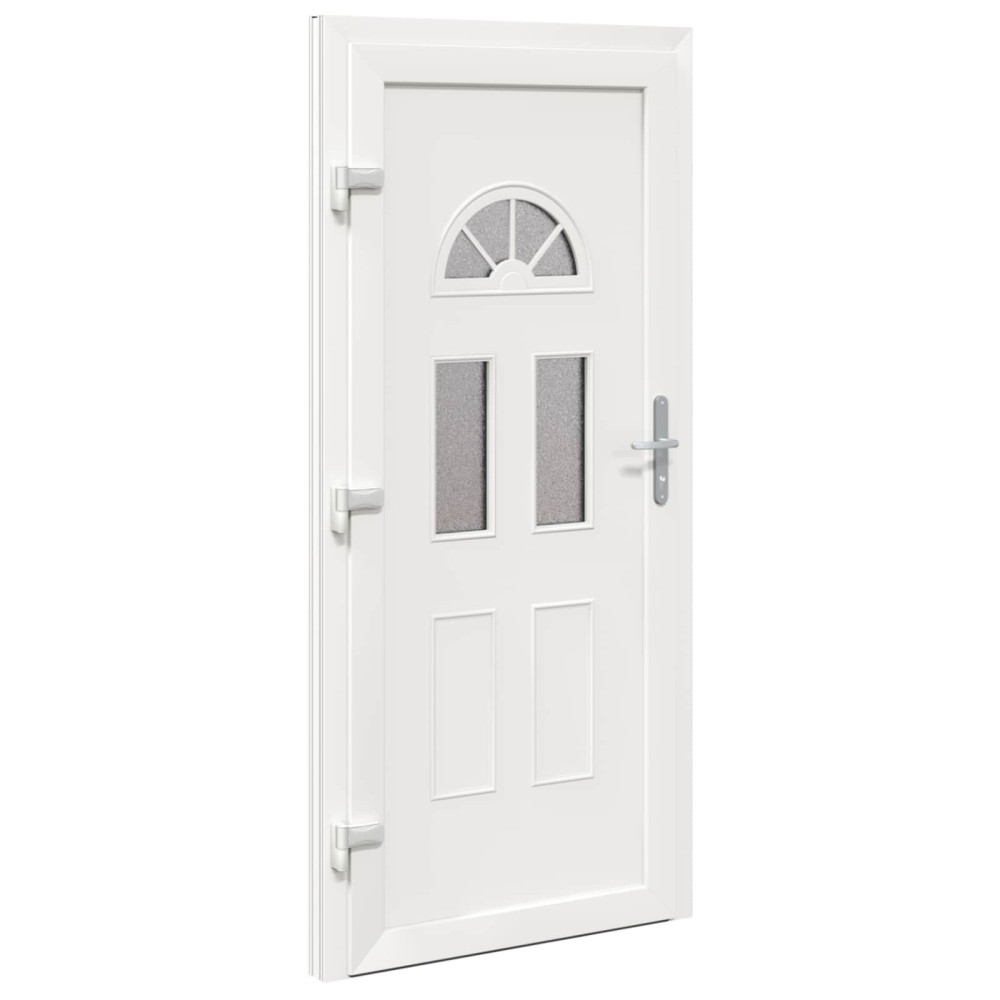 Produktbild för Framdörr Antracit 98 x 198 cm PVC