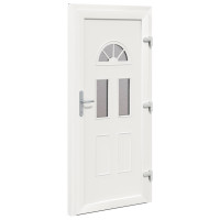 Produktbild för Framdörr Antracit 98 x 208 cm PVC