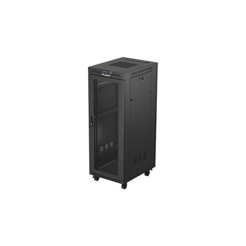 LANBERG Lanberg FF01 series - rack - 600 x 800, platt paket, med nätdörr, LCD - 32U