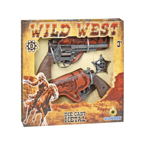 PULIO Pulio Gonher Guns GONHER western cowboyvåpenset WILD-WEST, 1...