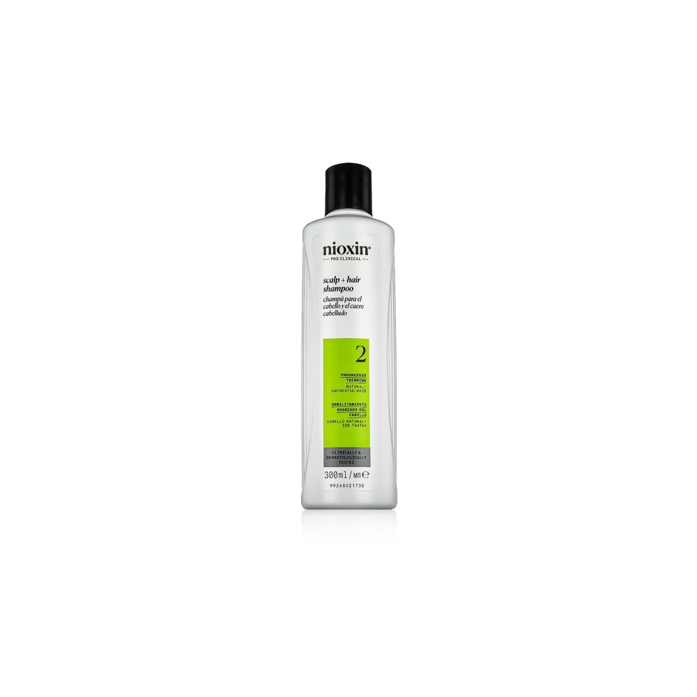 Produktbild för Nioxin System 2 Scalp + Hair Shampoo Progressed Thinning 300...