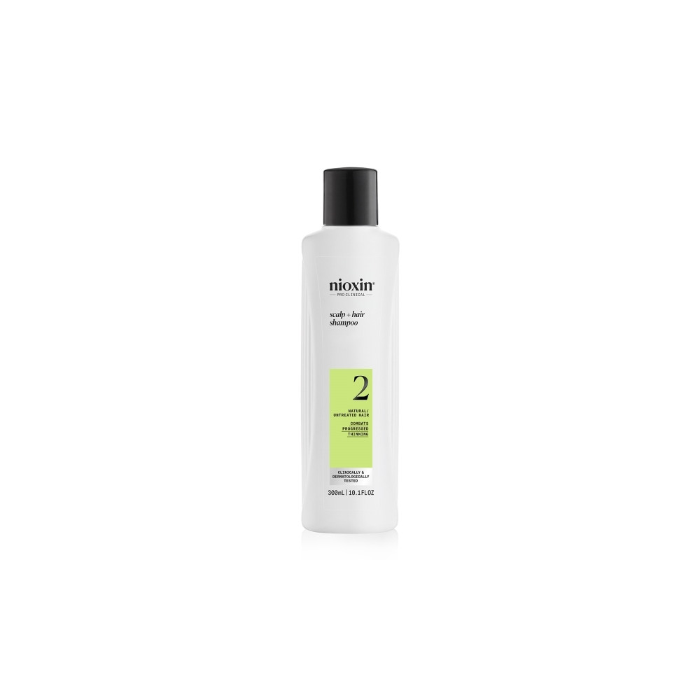 Produktbild för Nioxin System 2 Scalp + Hair Shampoo Progressed Thinning 300...
