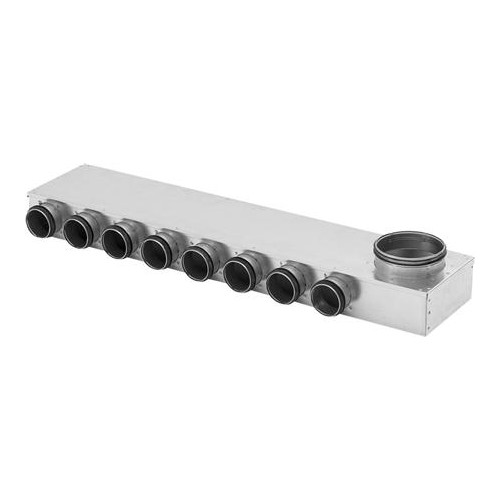 LINDAB InDomo fördelarbox MRU 160 (höger) 10+0 utgångar Ø63mm Linda...