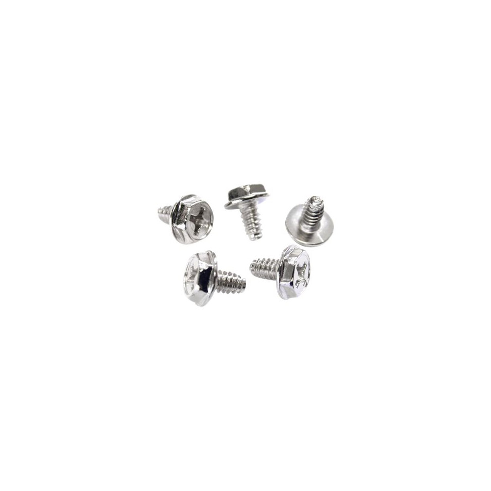 Produktbild för StarTech.com Replacement PC Mounting Screws #6-32 x 1/4in Long Standoff - Screw kit - silver - 0.2 in (pack of 50) - SCREW6_32 - skruvsats