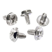 Produktbild för StarTech.com Replacement PC Mounting Screws #6-32 x 1/4in Long Standoff - Screw kit - silver - 0.2 in (pack of 50) - SCREW6_32 - skruvsats