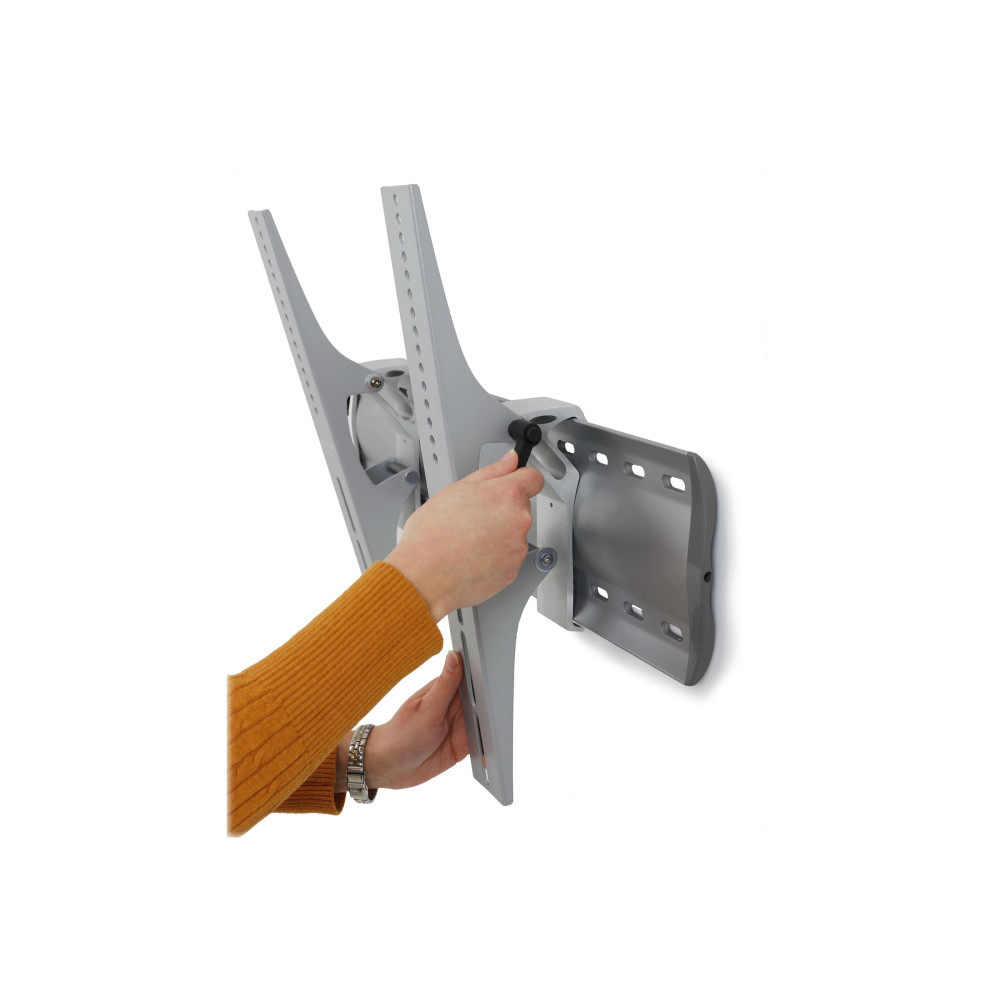 Produktbild för Ergotron TM Tilting Wall Mount monteringssats - Konstant kraftteknik - för platt panel - silver