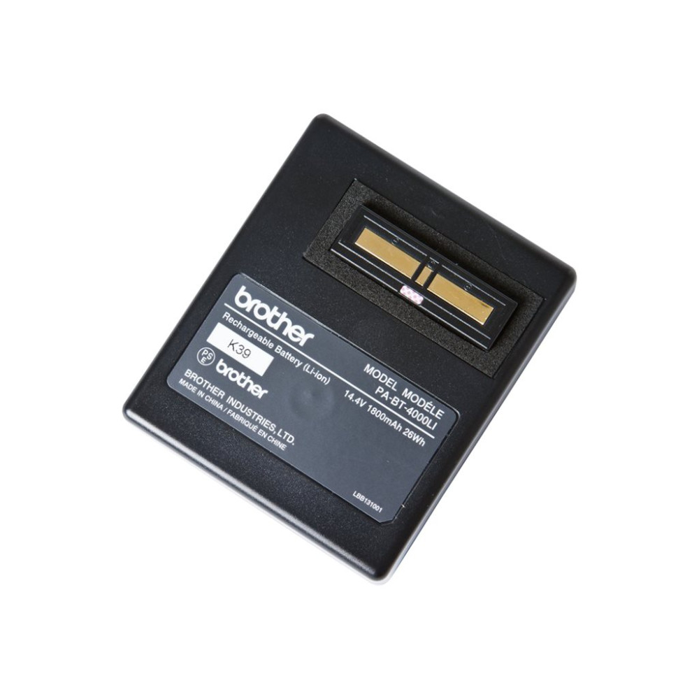 Produktbild för Brother PA-BT-4000LI - batteri för skrivare - Li-Ion - 1800 mAh