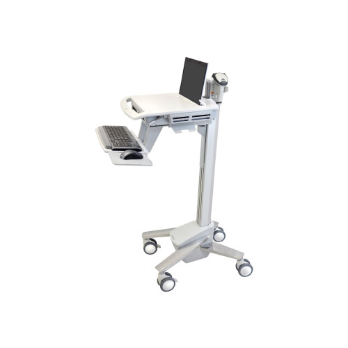 ERGOTRON Ergotron StyleView sv40 vagn - Konstant kraftteknik - för bärbar dator/tangentbord/mus/streckkodsskanner - lätta arbeten - grå, vit, polerat aluminium