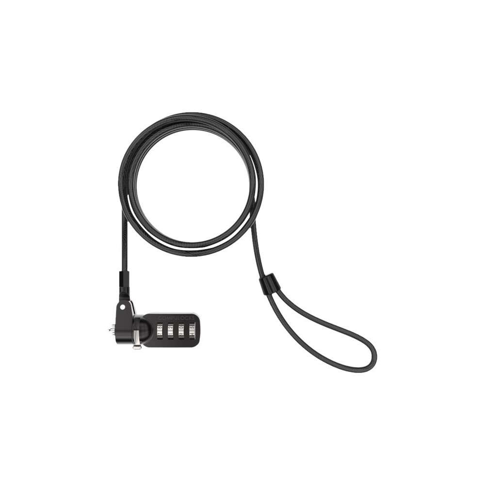 Produktbild för Compulocks T-bar Security Combination Cable Lock - lås för säkerhetskabel