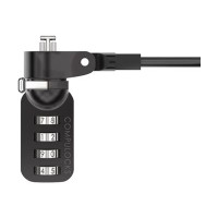 Produktbild för Compulocks T-bar Security Combination Cable Lock - lås för säkerhetskabel
