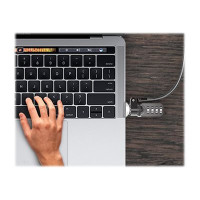 Produktbild för Compulocks T-bar Security Combination Cable Lock - lås för säkerhetskabel