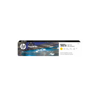 Produktbild för HP 981X - Lång livslängd - gul - original - PageWide - bläckpatron