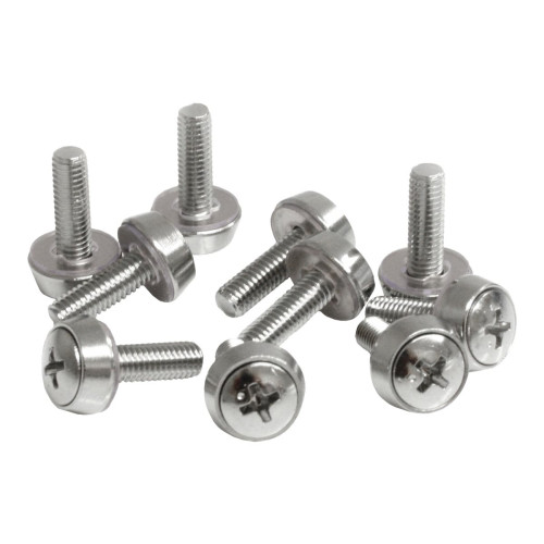 StarTech.com Startech M5 x 12mm - Screws - 100 Pack - M5 Mounting Screws for Server Rack & Cabinet (CABSCREWSM5) - skruvsats