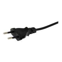 Produktbild för StarTech.com 1 m nätsladd för bärbara datorer, EU-kontakt till C7, 2,5 A 250 V, 18AWG, ersättningssladd för bärbara datorer, strömkabel för bärbara datorer, laddarkabel för bärbara datorer, strömförsörjningskabel för bärbara datorer - UL-listad - strömkab
