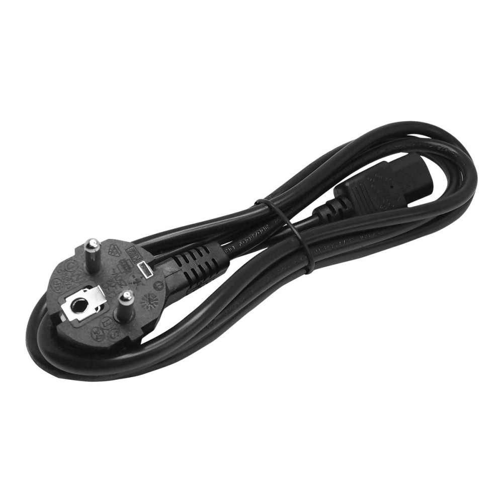 Produktbild för StarTech.com 2m (6ft) Computer Power Cord, 18AWG, EU Schuko to C13 Power Cord, 10A 250V, Black Replacement AC Cord, TV/Monitor Power Cable, Schuko CEE 7/7 to IEC 60320 C13 Power Cord - PC Power Supply Cable - strömkabel - power IEC 60320 C13 till power CE
