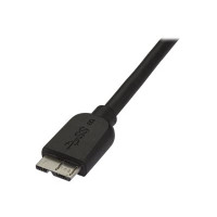 Produktbild för StarTech.com Slim Micro USB 3.0 kabel – 3 m - USB-kabel - Micro-USB typ B till USB typ A - 3 m