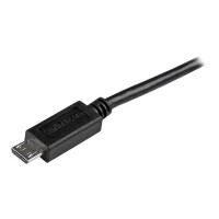 Produktbild för StarTech.com Kort Micro USB-kabel - 0,5 m - USB-kabel - mikro-USB typ B till USB - 50 cm