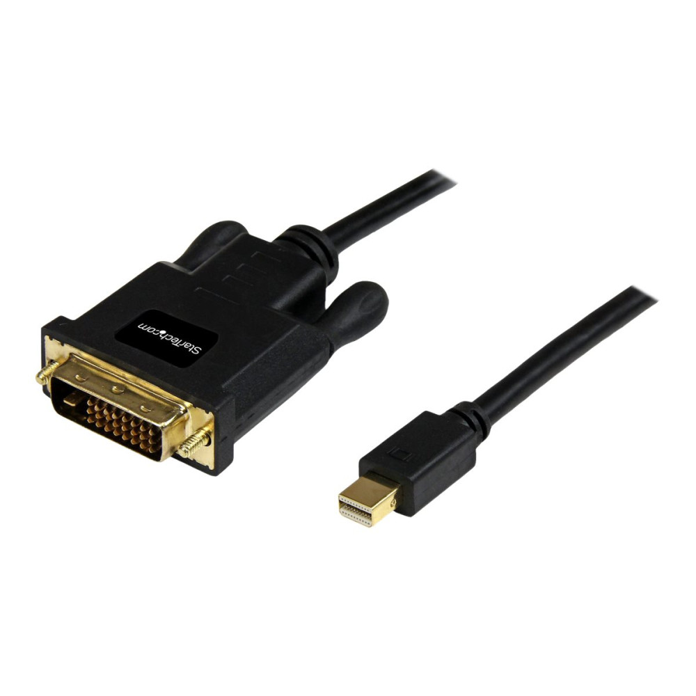 Produktbild för StarTech.com 1,8 m Mini DisplayPort till DVI-kabel - Mini DP till DVI-kabeladapter - 1080p video - Passiv mDP 1,2 till DVI-D Single Link - mDP eller Thunderbolt 1/2 Mac/PC till DVI-skärm - DisplayPort-kabel - 1.82 m