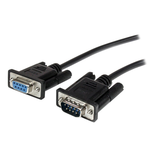 StarTech.com StarTech.com 2m Black Straight Through DB9 RS232 Serial Cable - DB9 RS232 Serial Extension Cable - Male to Female Cable (MXT1002MBK) - seriell förlängningskabel - DB-9 till DB-9 - 2 m