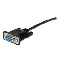 Produktbild för StarTech.com 2m Black Straight Through DB9 RS232 Serial Cable - DB9 RS232 Serial Extension Cable - Male to Female Cable (MXT1002MBK) - seriell förlängningskabel - DB-9 till DB-9 - 2 m