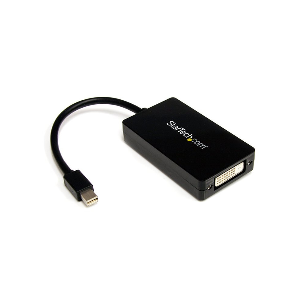 Produktbild för Startech A/V-reseadapter: 3-i-1 Mini DisplayPort till DisplayPort-, DVI- eller HDMI-konverterare - videokort - DisplayPort / HDMI / DVI - 15 cm