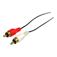 Produktbild för StarTech.com 3 ft Stereo Audio Cable - 3.5mm Male to 2x RCA Male - heaDPhone jack to RCA - Mini jack to RCA - 3.5mm to RCA (MU3MMRCA) - ljudkabel - 92 cm
