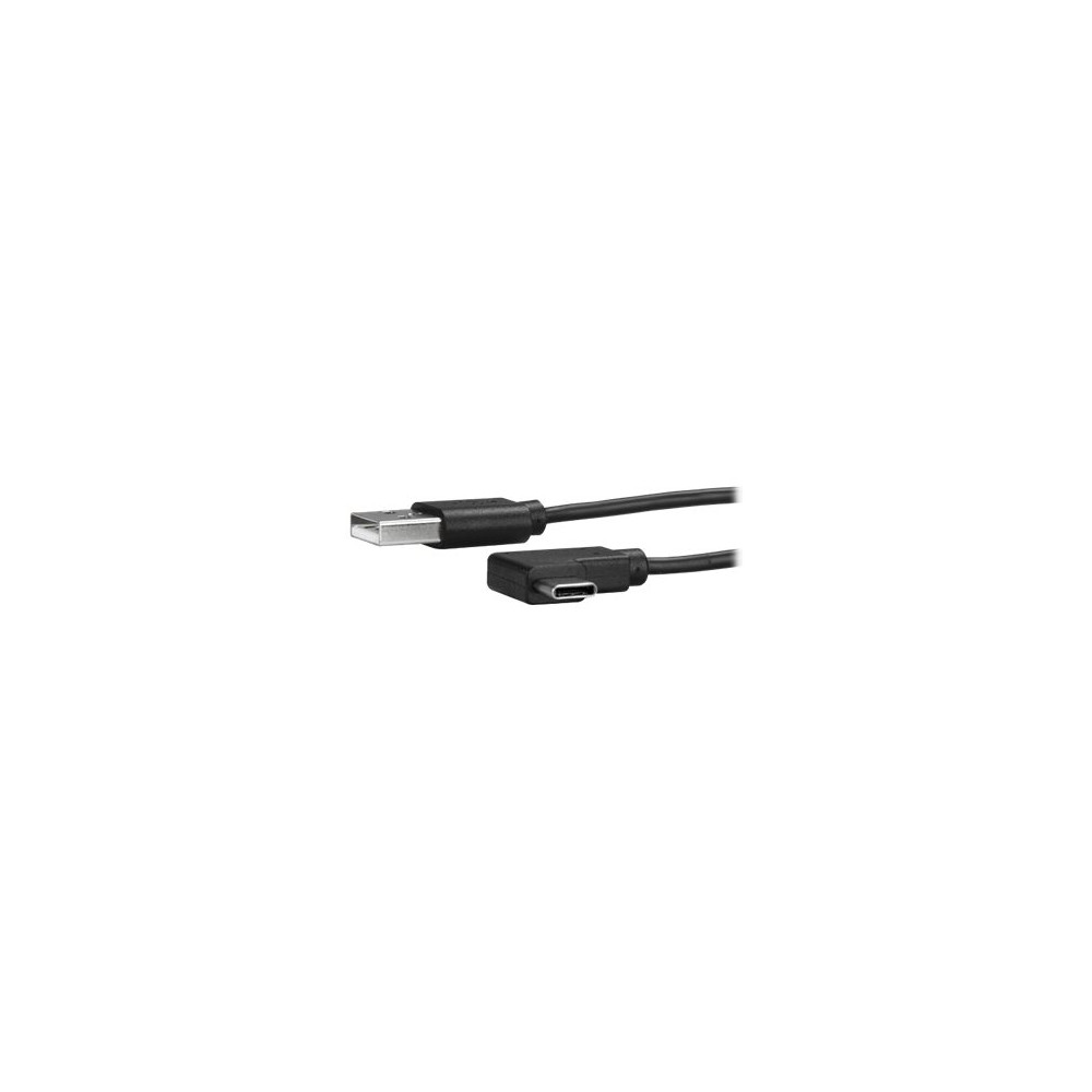 Produktbild för StarTech.com USB to USB C Cable - 1m / 3 ft - Right Angle USB Cable - USB A to USB C Cable - USB 2.0 Cable - USB Type C Cable (USB2AC1MR) - USB-kabel - USB till USB-C - 1 m