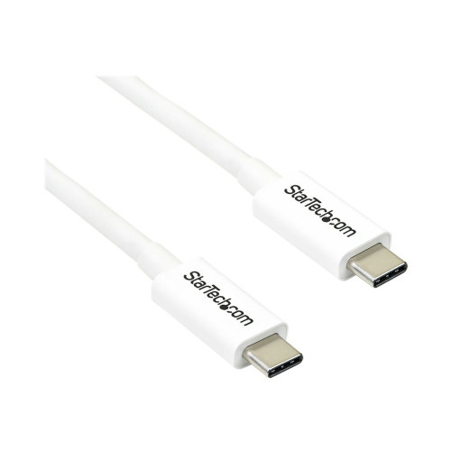 StarTech.com StarTech.com 6.6ft (2m) Thunderbolt 3 Cable, 20Gbps, 100W PD, 4K Video, Thunderbolt-Certified, Compatible w/ TB4/USB 3.2/DisplayPort - Thunderbolt-kabel - USB-C till USB-C - 2 m