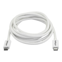 Produktbild för StarTech.com 6.6ft (2m) Thunderbolt 3 Cable, 20Gbps, 100W PD, 4K Video, Thunderbolt-Certified, Compatible w/ TB4/USB 3.2/DisplayPort - Thunderbolt-kabel - USB-C till USB-C - 2 m