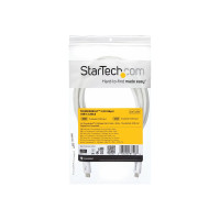 Produktbild för StarTech.com 6.6ft (2m) Thunderbolt 3 Cable, 20Gbps, 100W PD, 4K Video, Thunderbolt-Certified, Compatible w/ TB4/USB 3.2/DisplayPort - Thunderbolt-kabel - USB-C till USB-C - 2 m