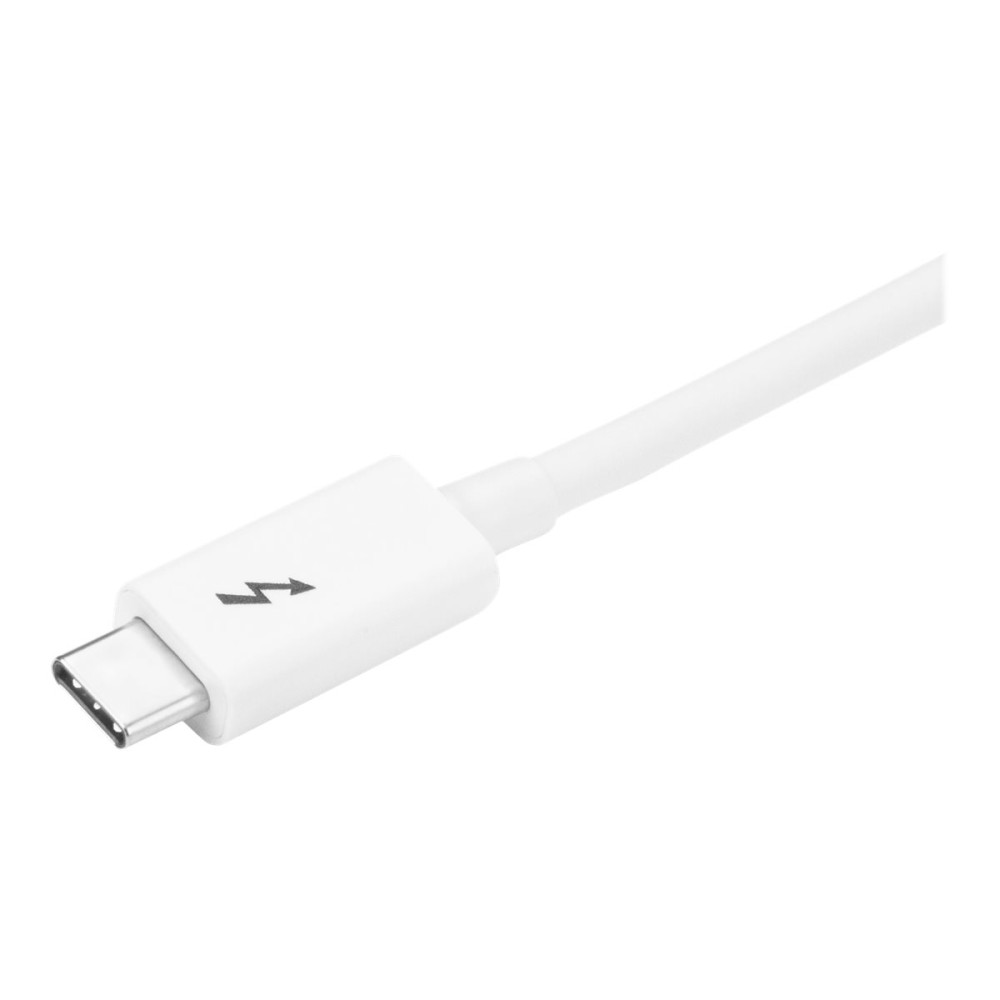 Produktbild för StarTech.com 6.6ft (2m) Thunderbolt 3 Cable, 20Gbps, 100W PD, 4K Video, Thunderbolt-Certified, Compatible w/ TB4/USB 3.2/DisplayPort - Thunderbolt-kabel - USB-C till USB-C - 2 m