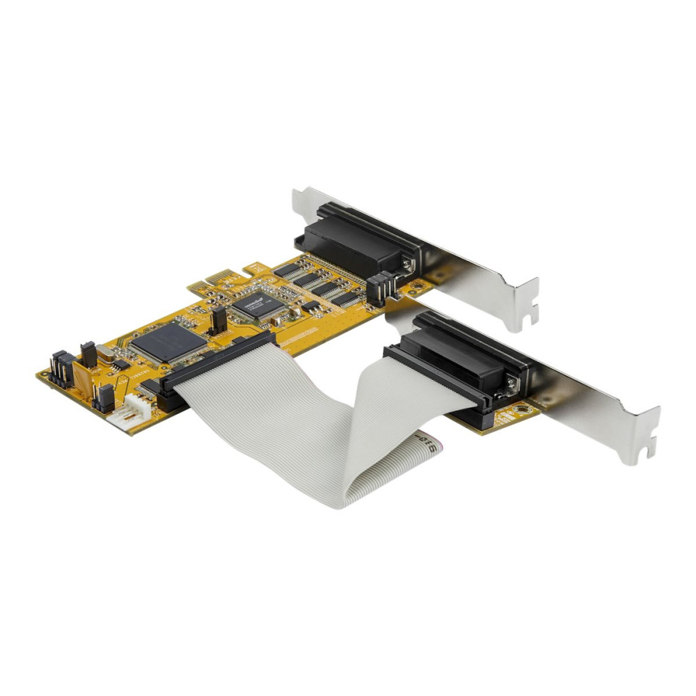 Produktbild för Startech 8-port PCI Express seriellt kort med 16C1050 UART - seriell adapter - PCIe - RS-232 x 8 - TAA-kompatibel