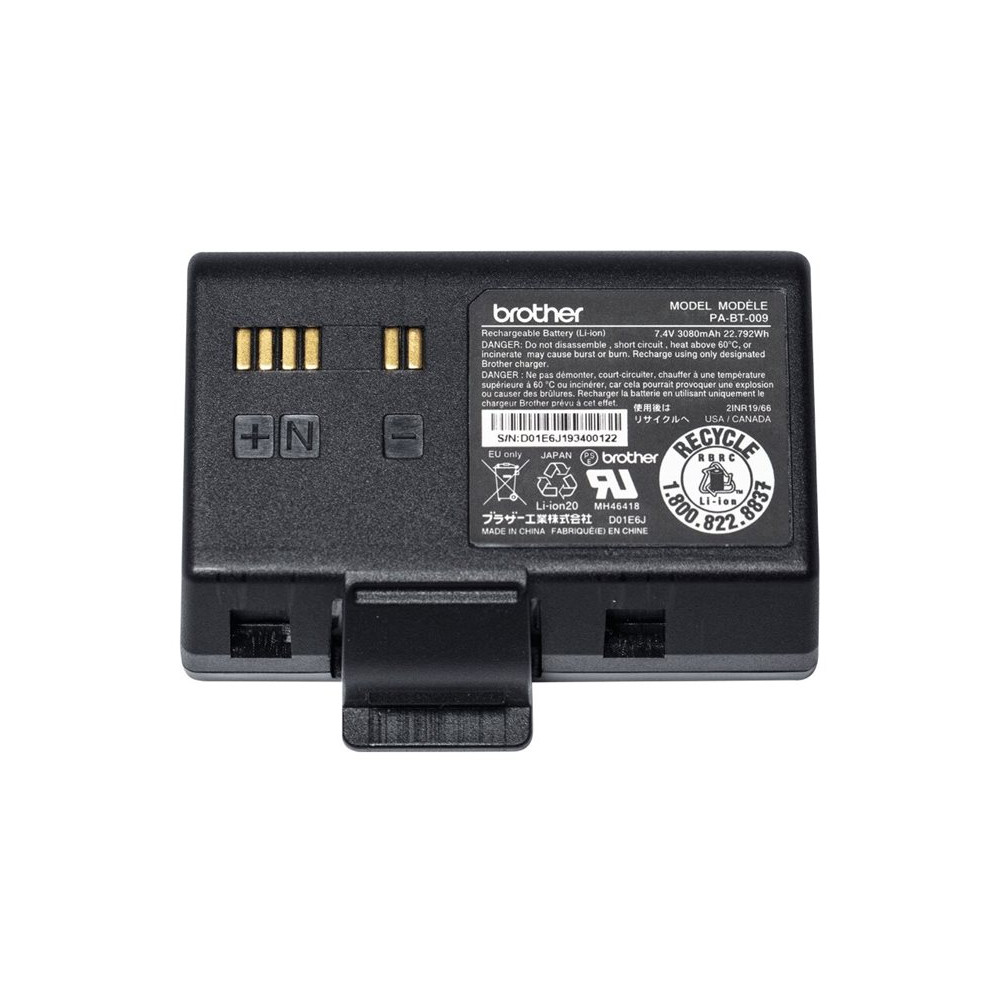 Produktbild för Brother PA-BT-009 - batteri för skrivare - Li-Ion