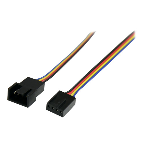 StarTech.com StarTech.com 12in 4 Pin Fan Power Extension Cable - M/F - Fan power extension cable - 4 pin PWM (M) to 4 pin PWM (F) - FAN4EXT12 - förlängningsströmkabel till fläkt - 4-stifts PWM till 4-stifts PWM - 30.5 cm