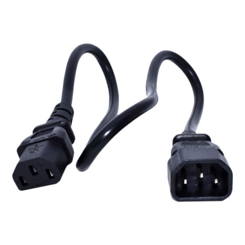 Zebra Technologies Zebra - strömkabel - power IEC 60320 C13 till IEC 60320 C14 - 50 cm
