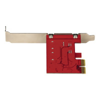 Produktbild för StarTech.com SATA PCIe-kort - 2-portars PCIe SATA-expansionskort - 6 Gbit/s - Hel-/lågprofil - PCI Express till SATA-adapter/kontroller - ASM1062R SATA RAID - PCIe till SATA-omvandlare - kontrollerkort - SATA 6Gb/s - PCIe 2.0 x2