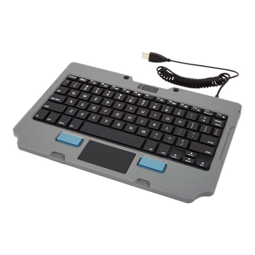 Gamber-Johnson Gamber-Johnson Rugged Lite - tangentbord - med pekplatta - QWERTY - amerikansk Inmatningsenhet