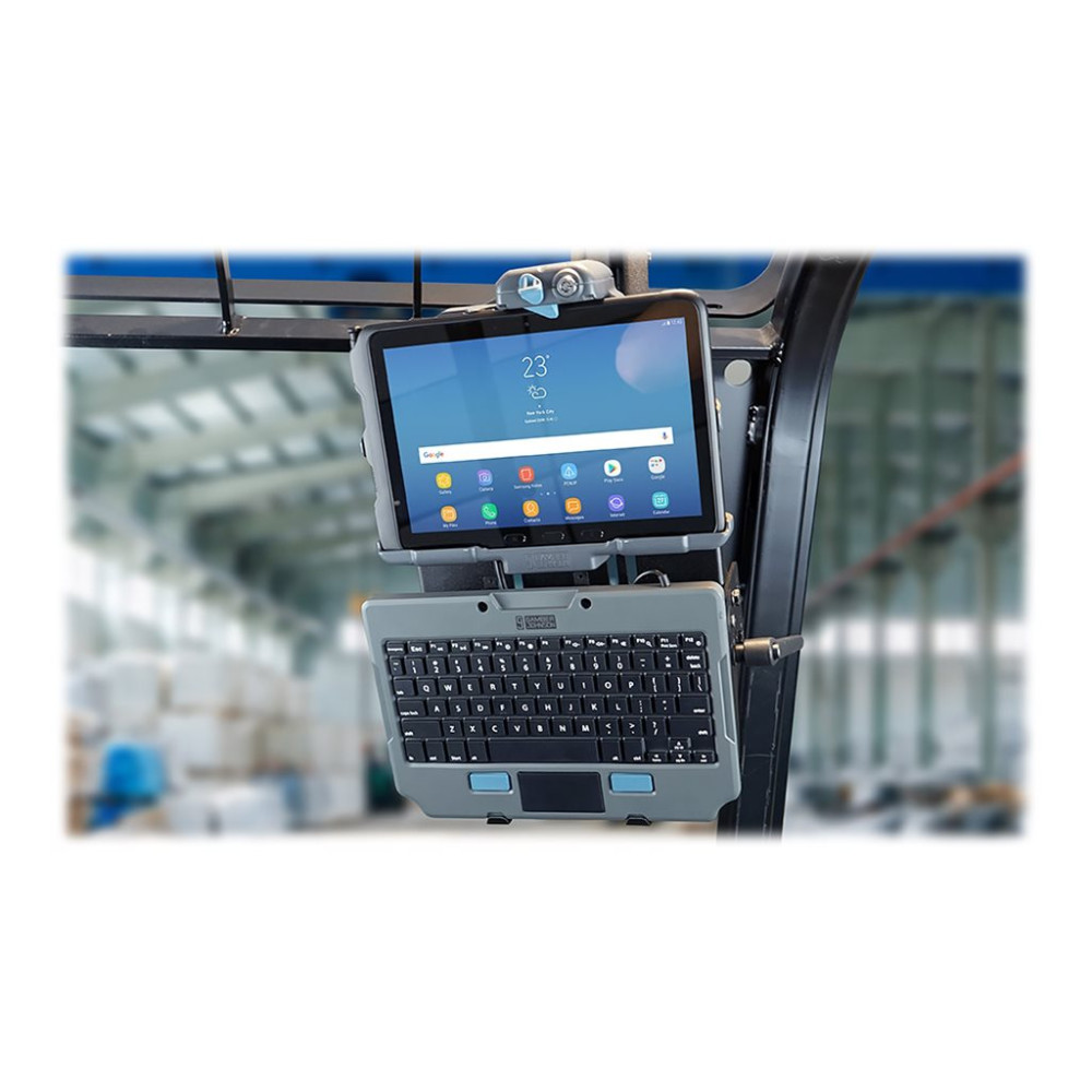 Produktbild för Gamber-Johnson Rugged Lite - tangentbord - med pekplatta - QWERTY - amerikansk Inmatningsenhet