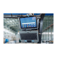 Produktbild för Gamber-Johnson Rugged Lite - tangentbord - med pekplatta - QWERTY - amerikansk Inmatningsenhet