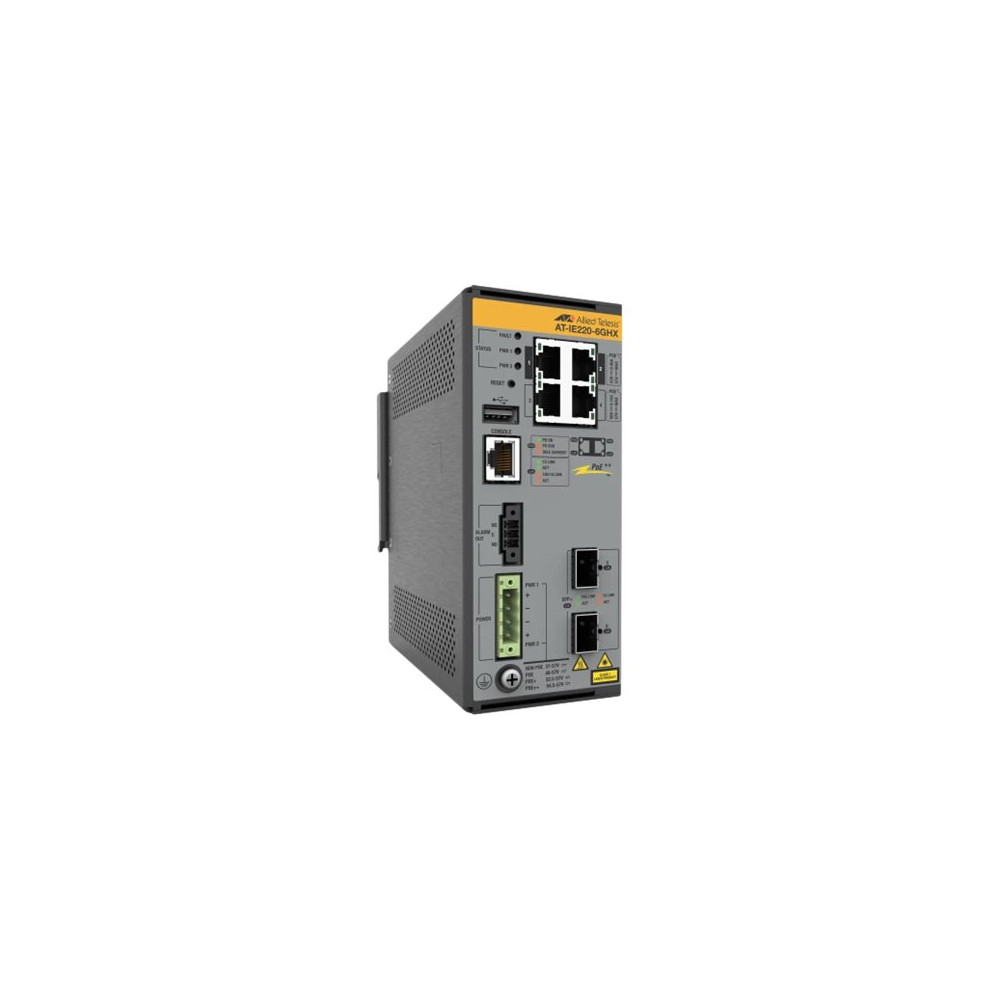 Produktbild för Allied Telesis AT IE220-6GHX - switch - 6 portar - Administrerad - TAA-kompatibel