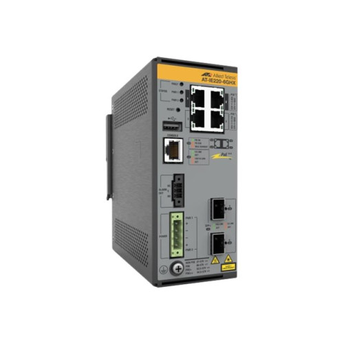Allied Telesis Allied Telesis AT IE220-6GHX - switch - 6 portar - Administrerad - TAA-kompatibel