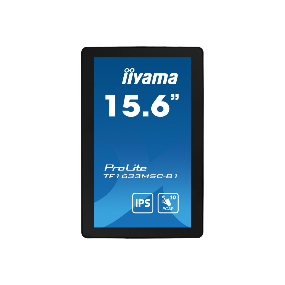 Produktbild för iiyama ProLite TF1633MSC-B1 - LED-skärm - Full HD (1080p) - 15.6"