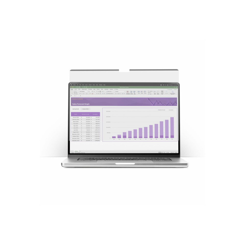 Produktbild för StarTech.com 16-inch MacBook Pro 21/23 Laptop Privacy Screen, Removable and Reversible Anti-Glare Privacy Filter, Magnetic Laptop Screen Protector with +/- 30 Deg. Viewing Angle - 51% Blue Light Reduction (162MM-PRIVACY-SCREEN) - sekretessfilter till bärb