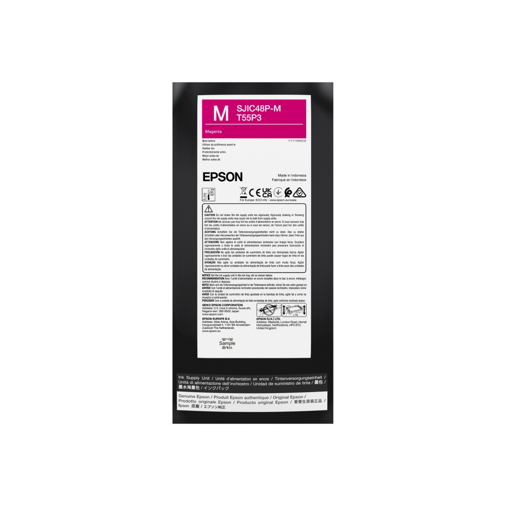 Produktbild för Epson T55P3 - magenta - original - bläckpaket