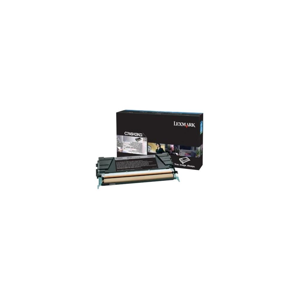 Produktbild för Lexmark - svart - original - tonerkassett - Lexmark Corporate