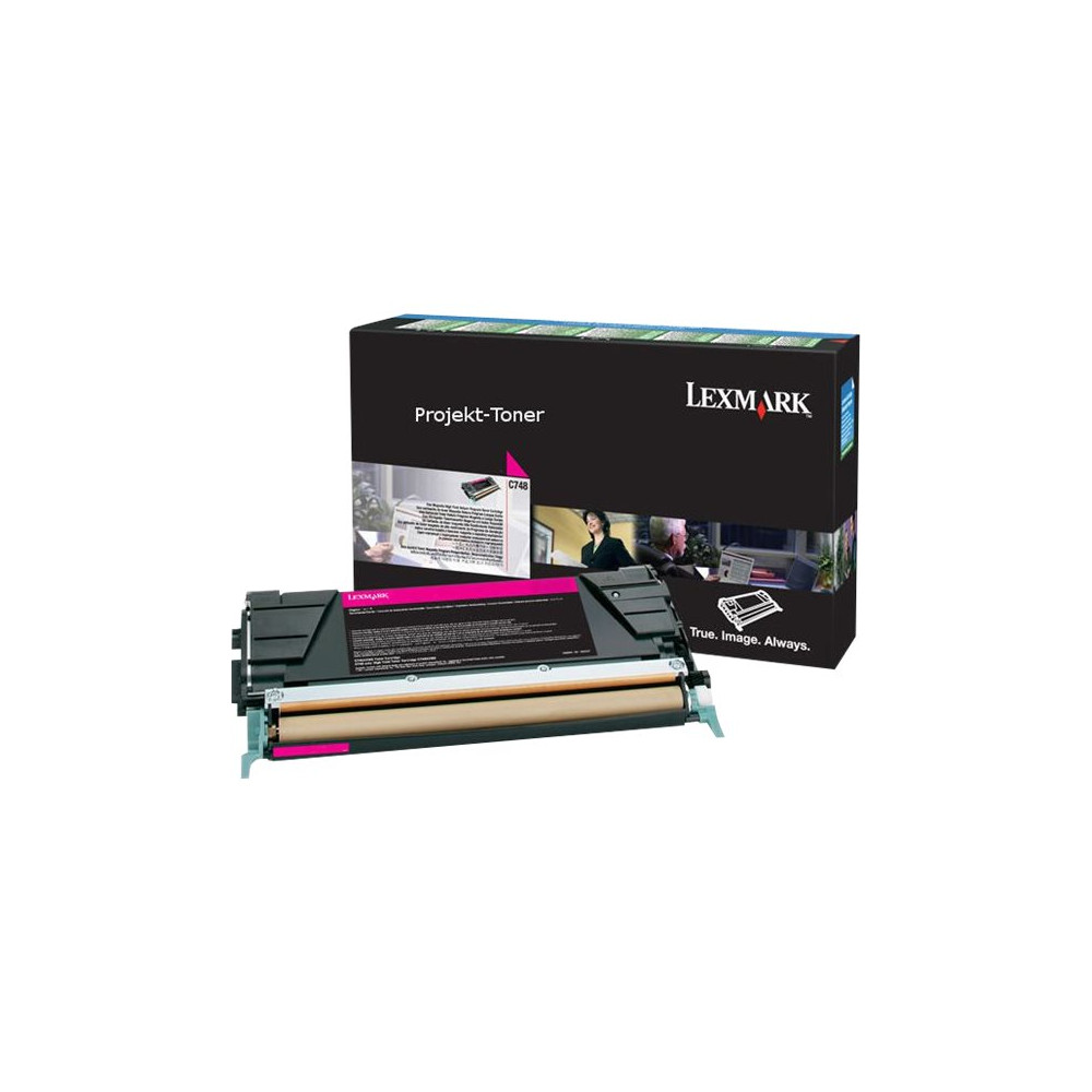 Produktbild för Lexmark - magenta - original - tonerkassett - Lexmark Corporate