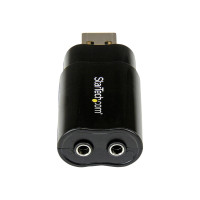 Produktbild för StarTech.com Externt ljudkort, USB stereo-audio-adapter - ljudkort - USB 2.0